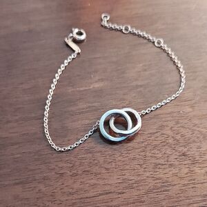 Tiffany interlocking circles bracelet, authentic